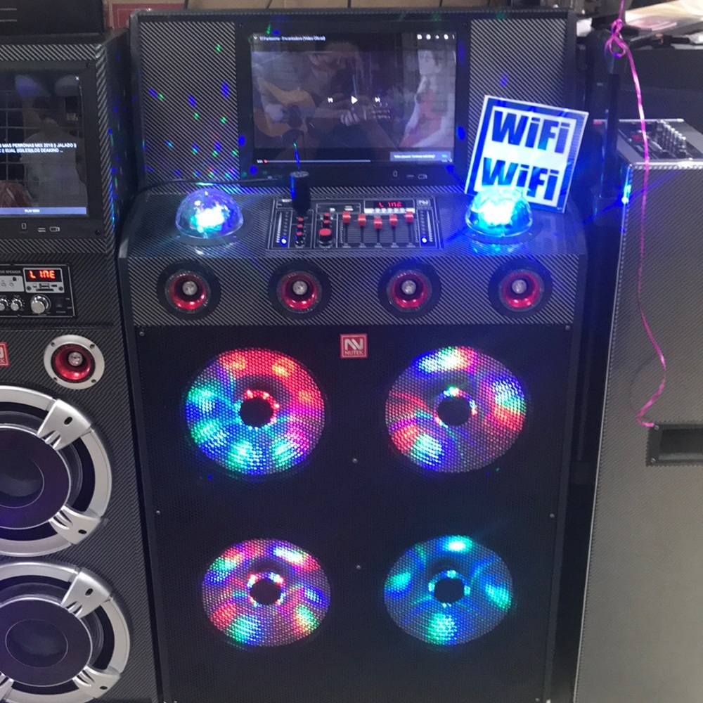 wifi bluetooth speaker karaoke